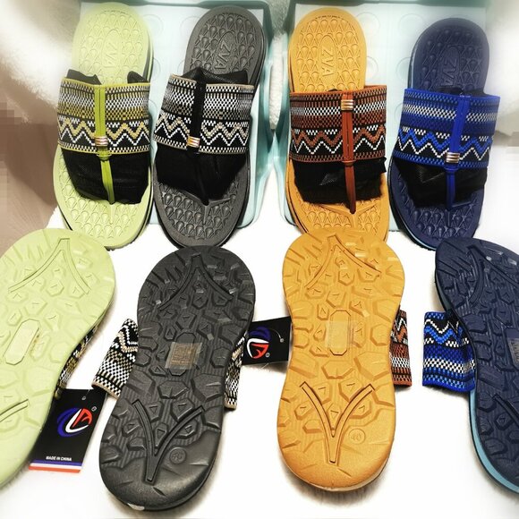 Women's Flat Slide Sandals - Comfy Classy Slip on Cute Dressy Flat Summer Shoes. - Picture 11 of 11